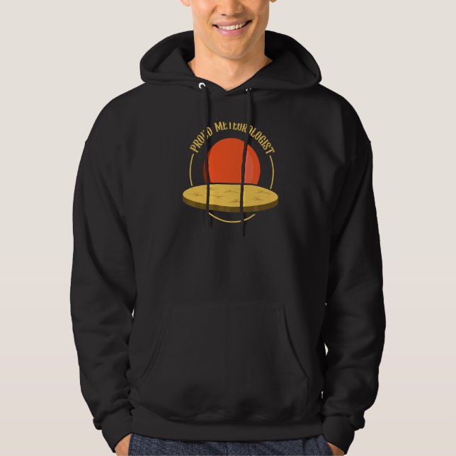 Veste À Capuche Fier météorologue Prévisions Météorologie Météorol (Devant)