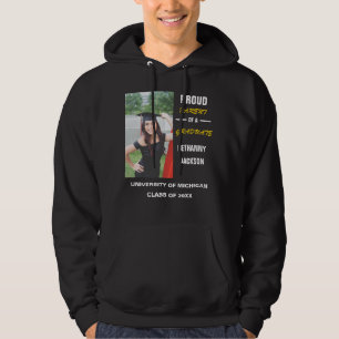 Veste À Capuche Fier Parent Du Diplômé T-shirt photo