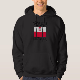Veste À Capuche Fière d'être une fille polonaise indestructible Po