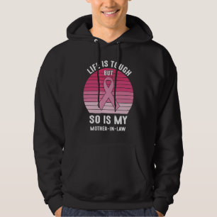 Veste À Capuche Fière famille Cancer du sein guerrière Mère-en-Bel