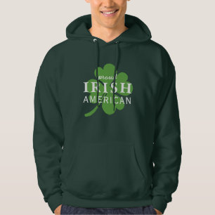 Veste À Capuche Fière fête irlandaise américaine de la Saint Patri
