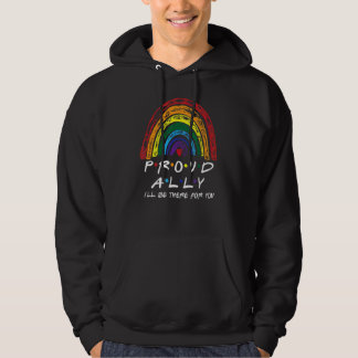Veste À Capuche Fière Lgbt Ally Leopard Arc-En-Ciel Pour Bisexuel