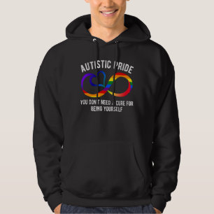 Veste À Capuche Fierté autistique Arc-en-ciel Sensibilisation sur