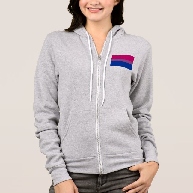 Veste À Capuche Fierté bisexuelle (Devant)