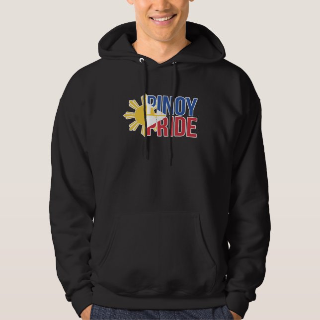 Veste À Capuche Fierté Pinoy Philippine Pinay Philippines (Devant)