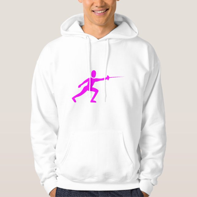 Veste À Capuche Figure de clôture - Magenta (Devant)