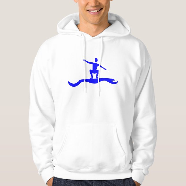 Veste À Capuche Figure de surf - bleu (Devant)