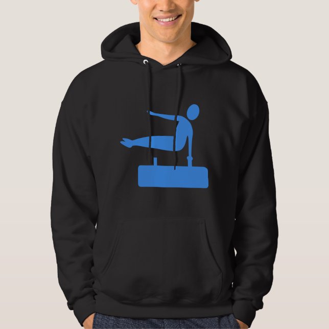Veste À Capuche Figure de voûte - Bleu bébé (Devant)