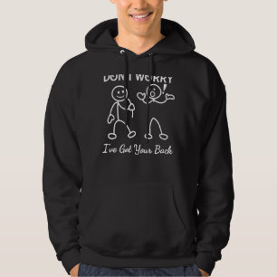 Veste À Capuche Figurines de bâton Retour Graphique Sarcastique 2