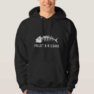 Veste À Capuche Filet Et Libérer Pêcheur Humour Amusants Mens Pêch
