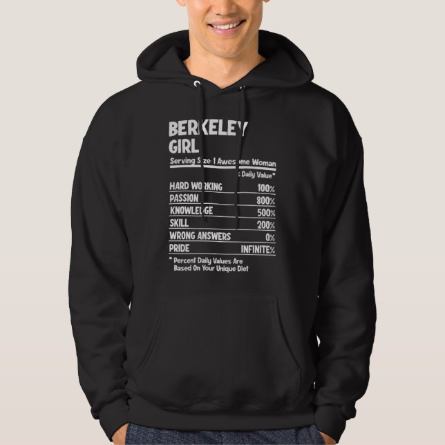 Veste À Capuche Fille de Berkeley (Devant)