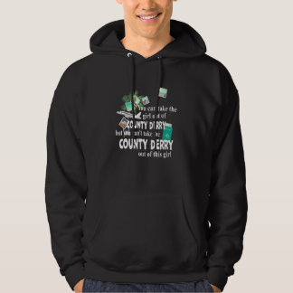 Veste À Capuche Fille du comté de Derry  Fille patriotique du comt