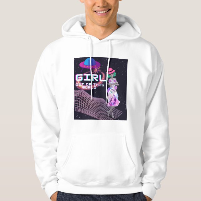 Veste À Capuche Fille hors de ce monde (Devant)