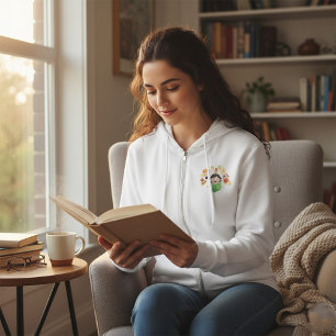 Veste À Capuche Fille lisant et apprenant les lettres ABC et jouet