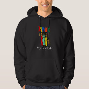 Veste À Capuche Filles Afro Danser Vivre Ma Meilleure Vie Fille No