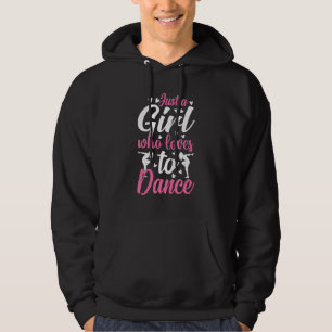 Veste À Capuche Filles de danse aime la danse Danseuse 1