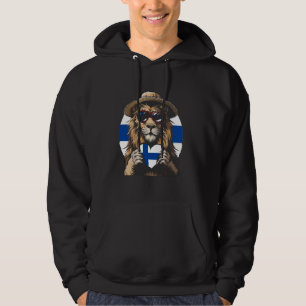 Veste À Capuche Finlande Drapeau Coeur Lion Finnois Fierté Finnois