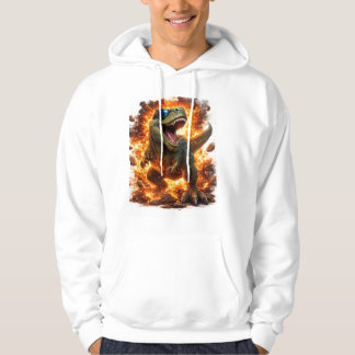 Veste À Capuche Fire Blast Dinosaur 3D Graphic T-Shirt | Bold Stre
