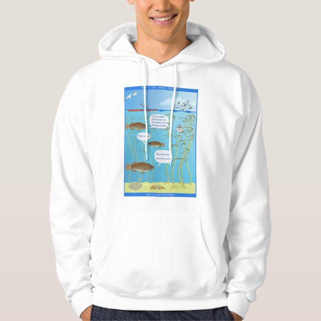 Veste À Capuche Fissures dans le Monde - Comment va l'eau ? -  (Devant)