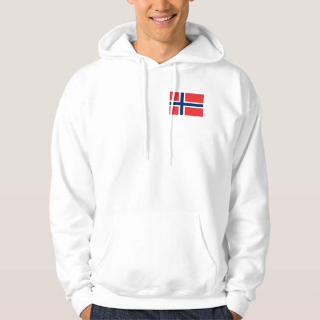 Veste À Capuche Flag of Norway (Devant)