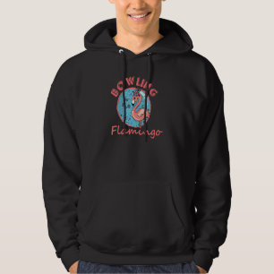 Veste À Capuche Flamant rose De Bowling Homme, Drôle Amoureux des 