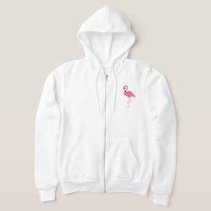 Veste À Capuche Flamant rose de roses indien