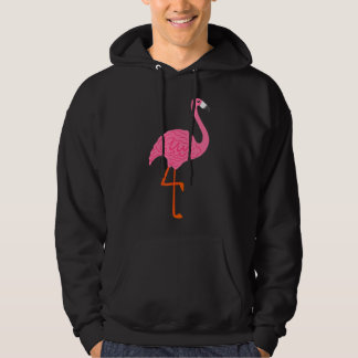 Veste À Capuche Flamant rose Rose Sur Une Jambe Pour Bird & Nature