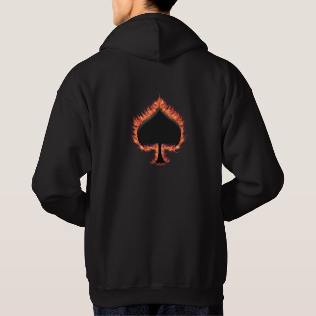 Veste À Capuche Flames de pique (Dos)