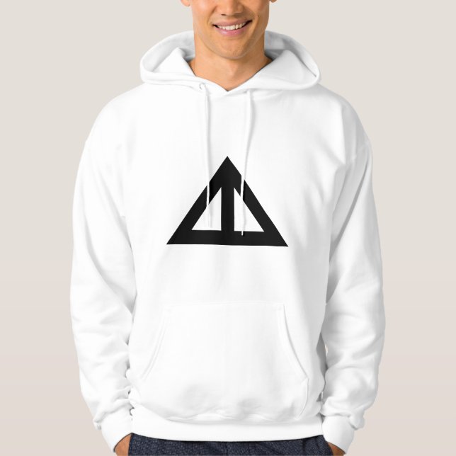 Veste À Capuche Flèche triangulaire divisée (Devant)