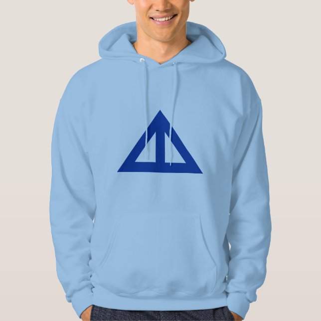 Veste À Capuche Flèche triangulaire divisée (Devant)