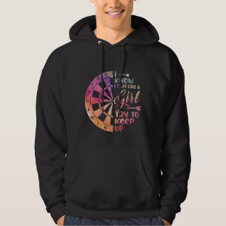 Veste À Capuche Fléchettes Femme Cadeau Flèches Équipe de Terrain