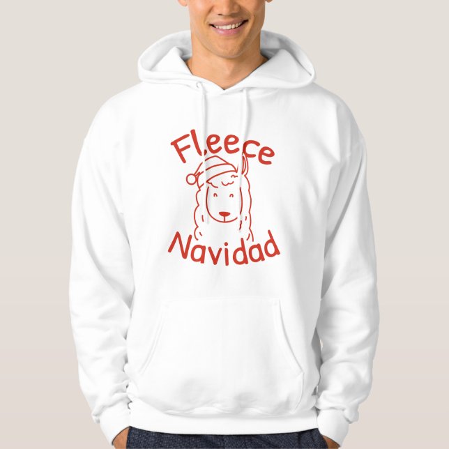 Veste À Capuche Fleece Navidad (Devant)