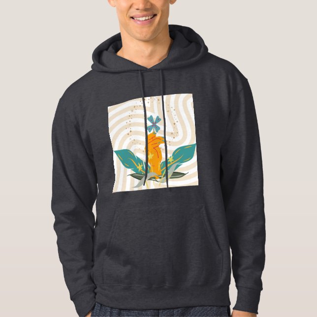 Veste À Capuche Fleur de l'Espoir (Devant)