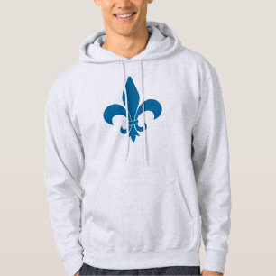 Veste À Capuche Fleur de lis Motif