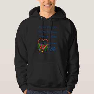 Veste À Capuche Fleur Religieux Je Peux Faire Tout Par Le Chri