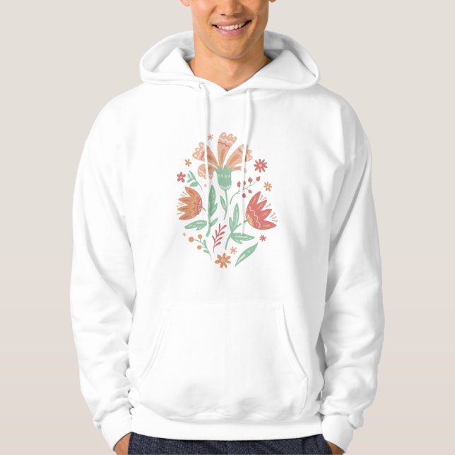 Veste À Capuche Fleur sauvage (Devant)