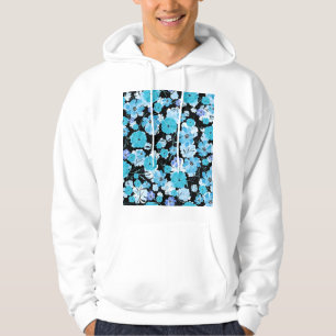 Veste À Capuche Fleurs aquarelles : Une Tapisserie délicate