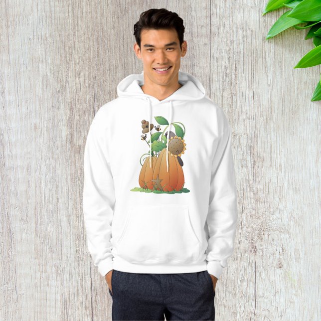 Veste À Capuche Fleurs citrouilles Et Abeilles (Créateur téléchargé)
