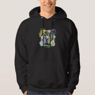 Veste À Capuche Fleurs De Cuba Word Art Cubain Pride
