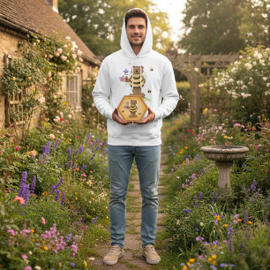 Veste À Capuche Fleurs de maintien de l'ours de miel