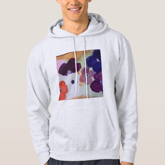 Veste À Capuche Fleurs de printemps de l'anémone (Devant)
