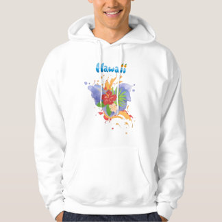 Veste À Capuche Fleurs tropicales Hawaï vacances plage été