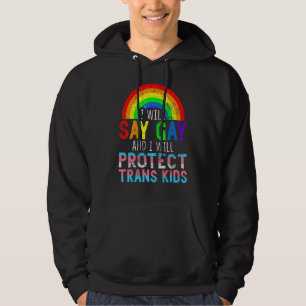 Veste À Capuche Florida Gay Je Dirai Gay Et Je Protégerai Tran