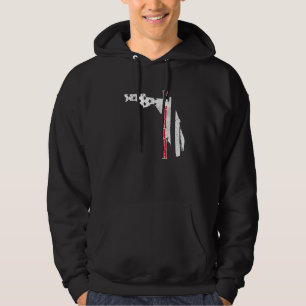 Veste À Capuche Floride American Flag Map Fierté Patriotique 4ème