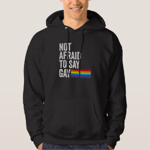 Veste À Capuche Floride Gay N'A Pas Peur De Dire Gay Lgbtq Droits 