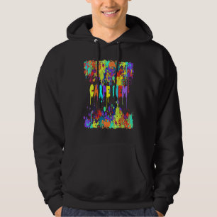 Veste À Capuche Flux de course multicolore fou Carpe Diem 1