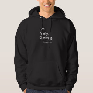 Veste À Capuche Foi chrétienne Skydiver Christianisme Dieu Famille