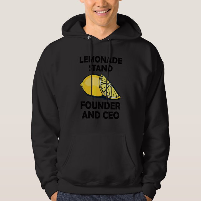 Veste À Capuche Fondatrice et PDG du stand de limonade (Devant)