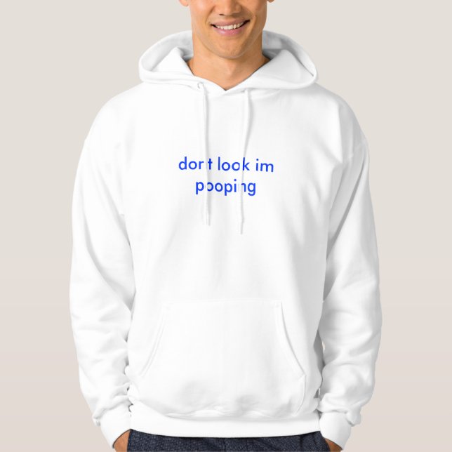 Veste À Capuche font pas le regard im pooping (Devant)