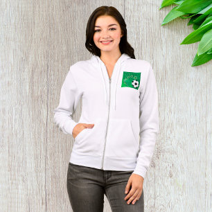 Veste À Capuche Football Afrique Vert Gras Football